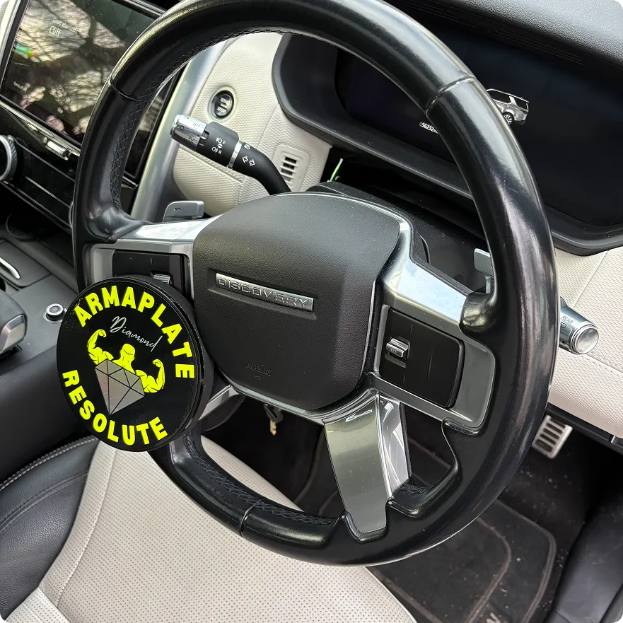 Resolute Diamond fitted in a Land Rover