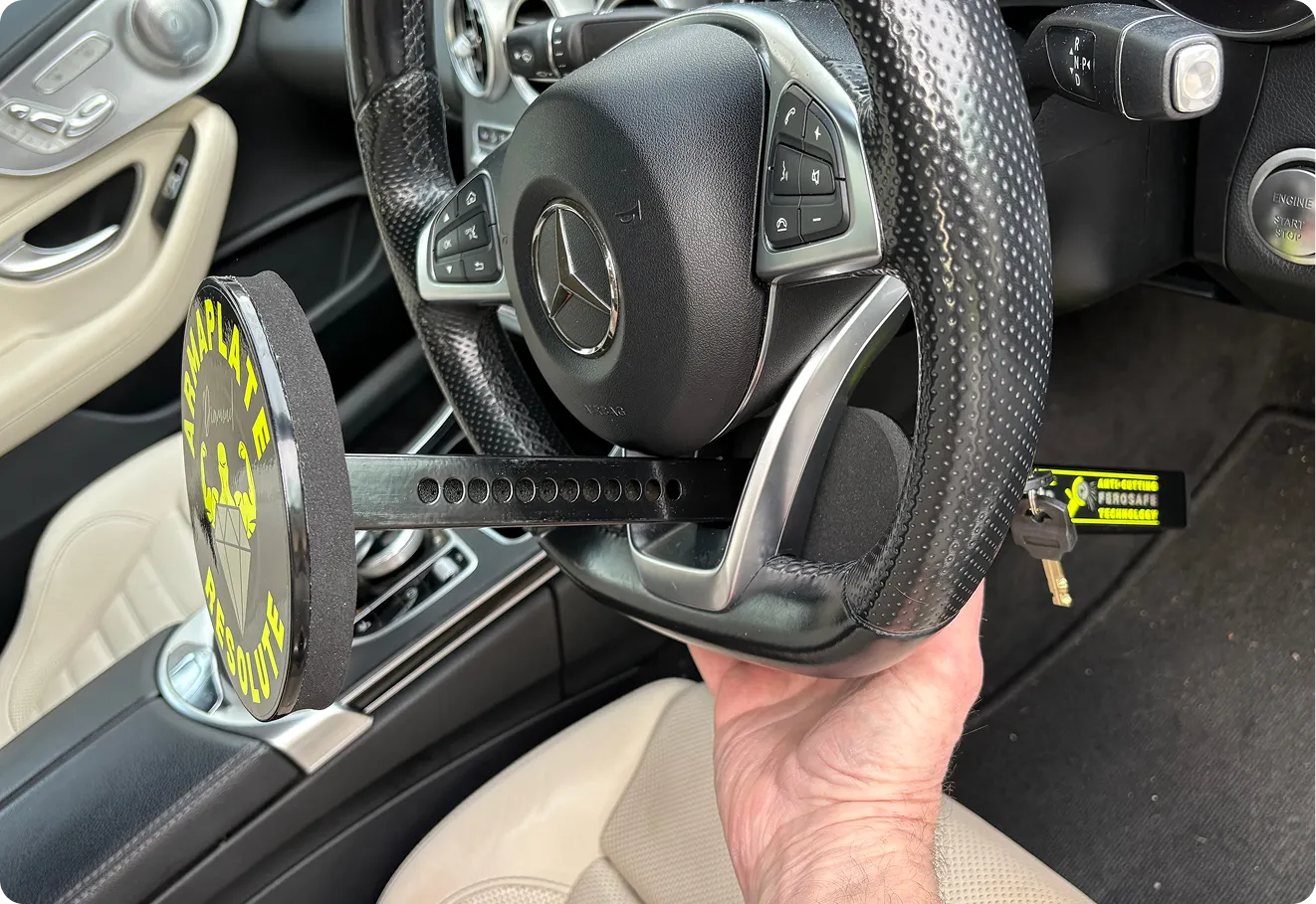 Resolute Diamond fitted in a Mercedes