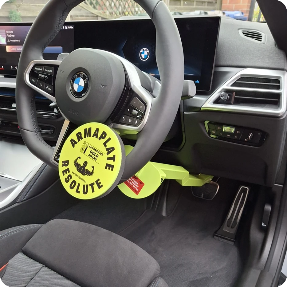 Resolute Gold fitted in a BMW